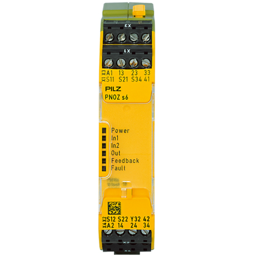 750106 PNOZ s6 24VDC 3 n/o 1 n/c