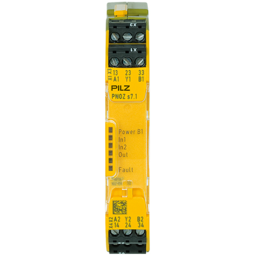750177 PNOZ s7.2 24VDC 4 n/o 1 n/c expand