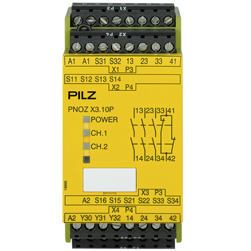 777314 PNOZ X3.10P 24VACDC 3n/o 1n/c 1so
