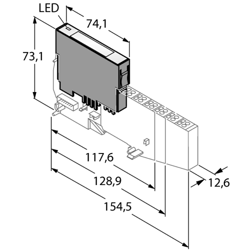 BL20-2AI-I(0/4...20MA) BL20 electronic module