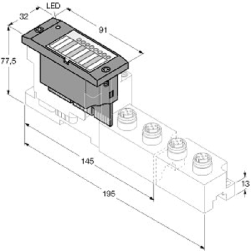 BL67-4AI-V/I BL67 electronic module
