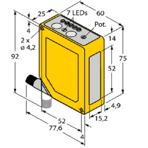 BSO1M-Q60-ANP6X5-H1151 Photoelectric sensor
