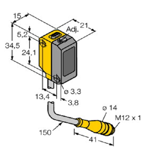 BSO2L250-BQ18-VP6X2-H1141-0.15 Photoelectric sensor