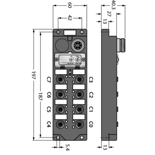 FDNL-S1600-W I/O Module for DeviceNet Fieldbus
