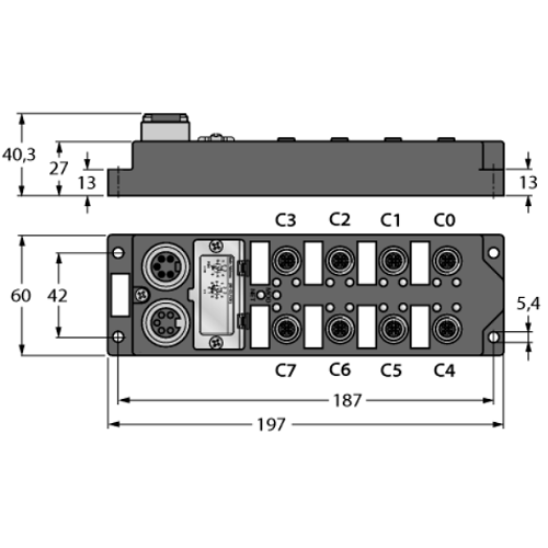 FDNP-S0808G-TT I/O Module for DeviceNet Fieldbus