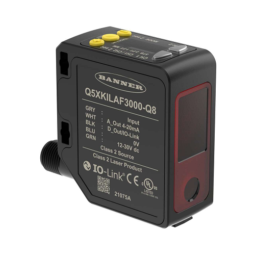Q5XKILAF3000-Q8 Item Detail Q5X Series High Power, Multi-Purpose Photoelectric Sensor
